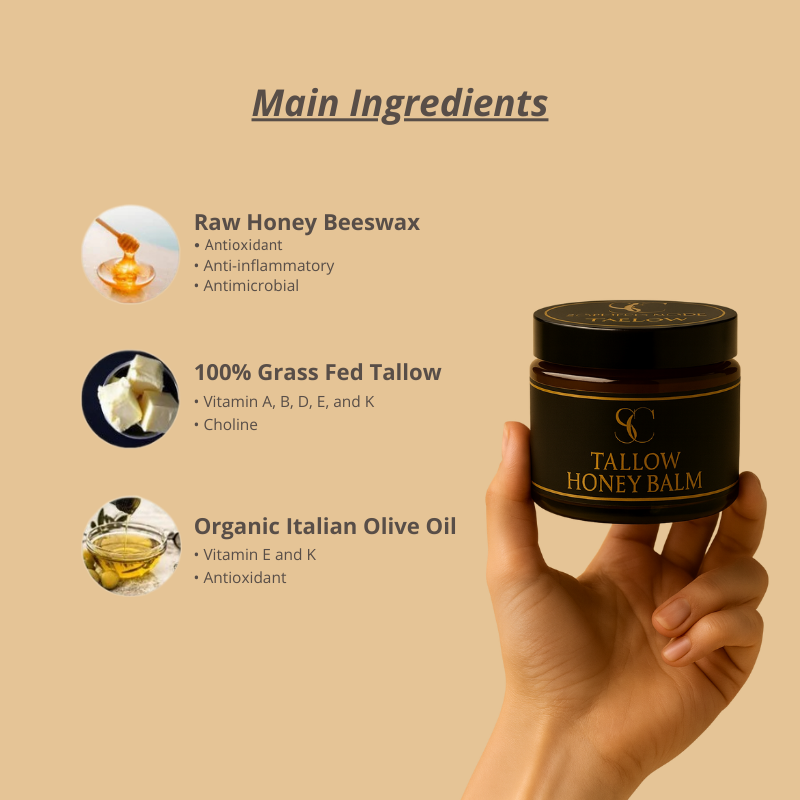 Organic Tallow Honey Balm